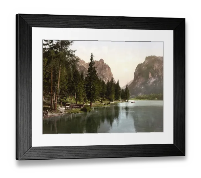 Framed Print : Lake Toblach, Lago di Dobbiaco Framed Print : Lake Toblach, Lago di Dobbiaco