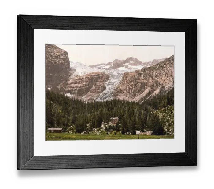 Framed Print : Bolognini Hut, Val di Genova, formerly Austria-Hungary Framed Print : Bolognini Hut, Val di Genova, formerly Austria-Hungary