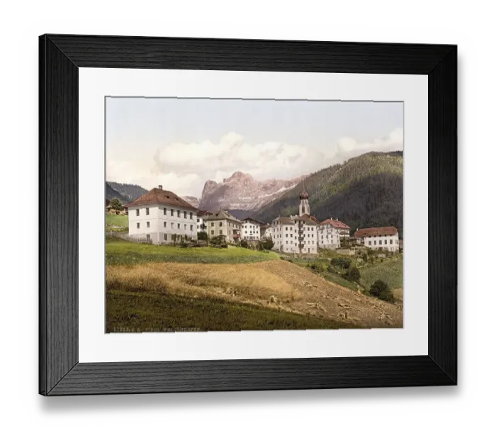 Framed Print : Welschnofen, Nova Levante, formerly Austria-Hungary