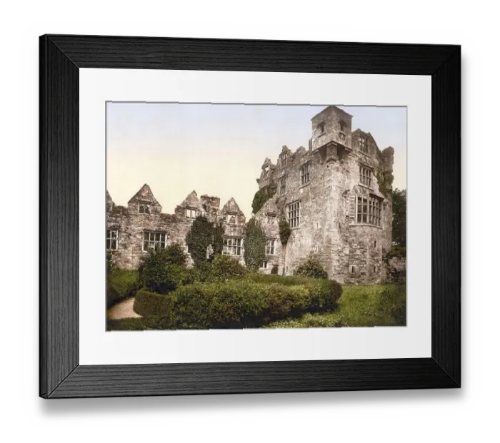 Framed Print : Donegal Castle, a castle (Tower House) in the centre of the town of Donegal in the county of the same name in Ireland