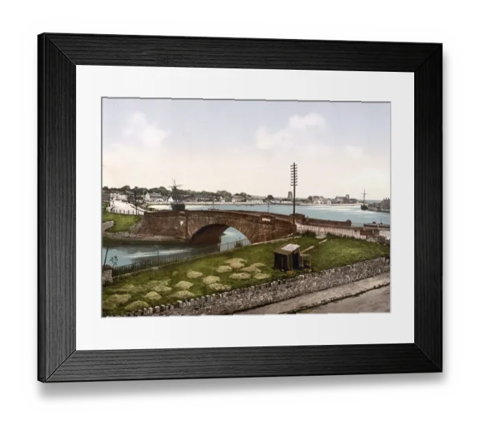 Framed Print : Dungarven Bridge and Harbour, County Waterford Framed Print : Dungarven Bridge and Harbour, County Waterford