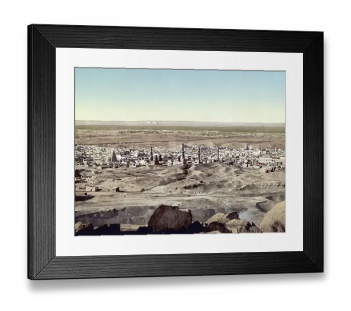Framed Print : Panorama of Cairo, Egypt, Historical