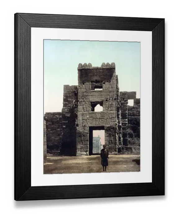 Framed Print : Thebes, Medinet-Abou, the Pavilion Framed Print : Thebes, Medinet-Abou, the Pavilion