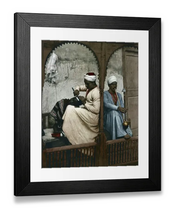 Framed Print : Cairo, Peasants and woman on their way home from the fields Framed Print : Cairo, Peasants and woman on their way home from the fields