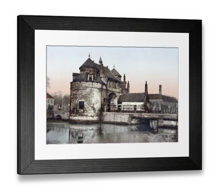 Framed Print : The harbour of Ostend, Belgium Framed Print : The harbour of Ostend, Belgium