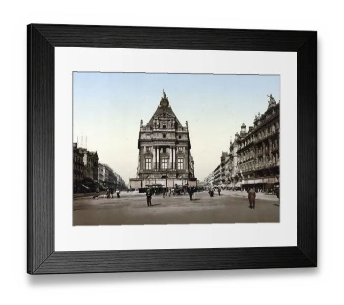 Framed Print : Boulevard du Nord et de la Senne