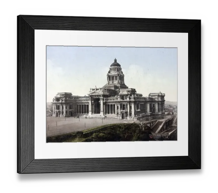 Framed Print : Palace of Justice in Brussels, Belgium