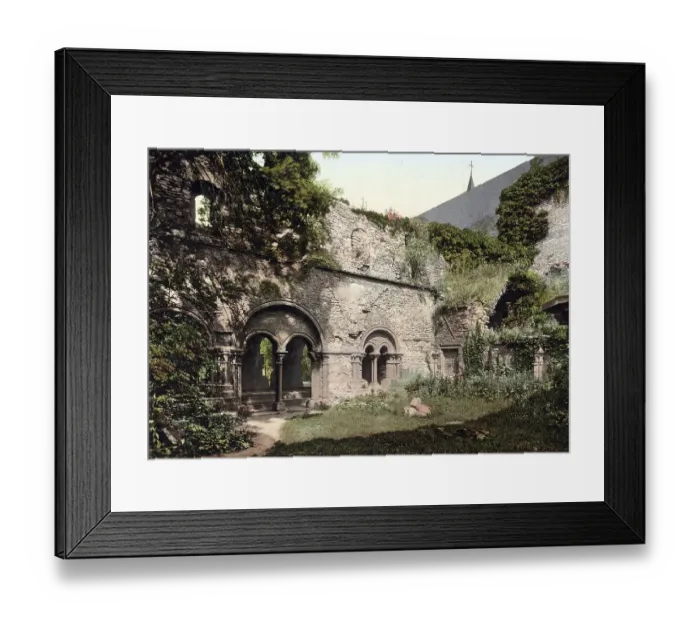 Framed Print : Ghent. Abbey of St Bavon. Crypt of the Virgin Mary