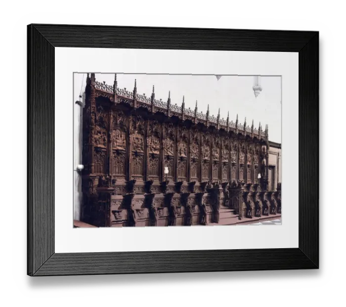 Framed Print : Louvain. The church of St Gertrude