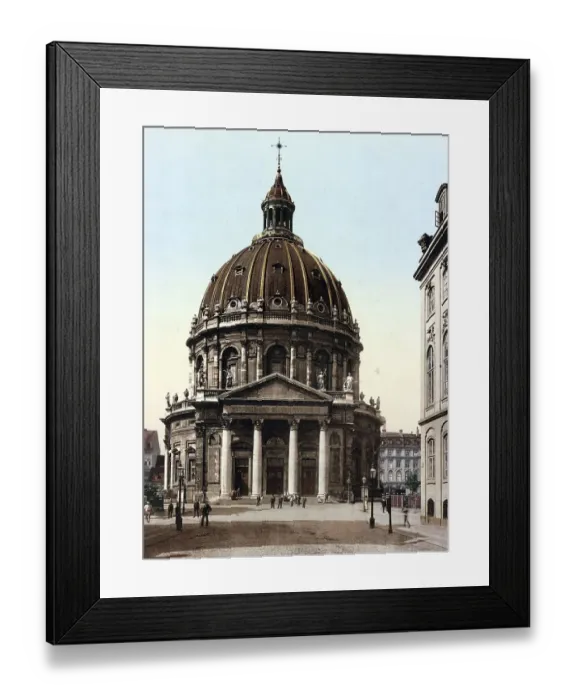 Framed Print : Frederik's Church, Frederiks Kirke Framed Print : Frederik's Church, Frederiks Kirke