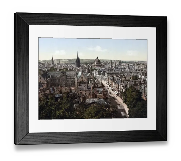 Framed Print : The High Street in Oxford, England