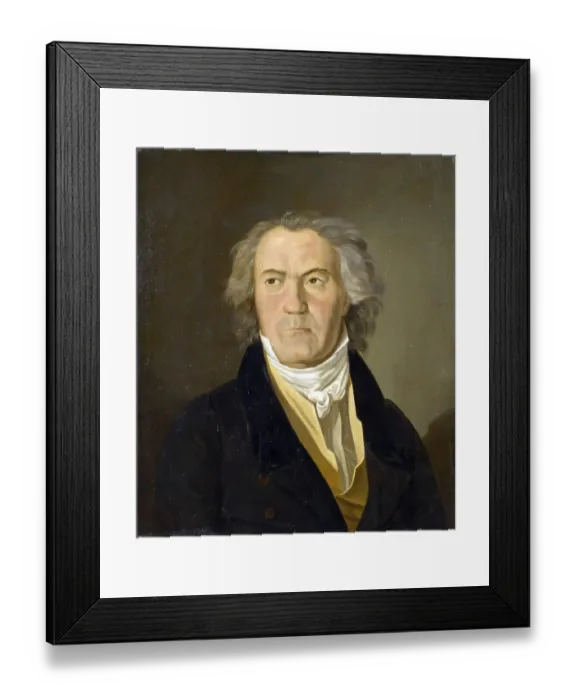 Framed Print : Ludwig van Beethoven (baptised 17 December 1770)