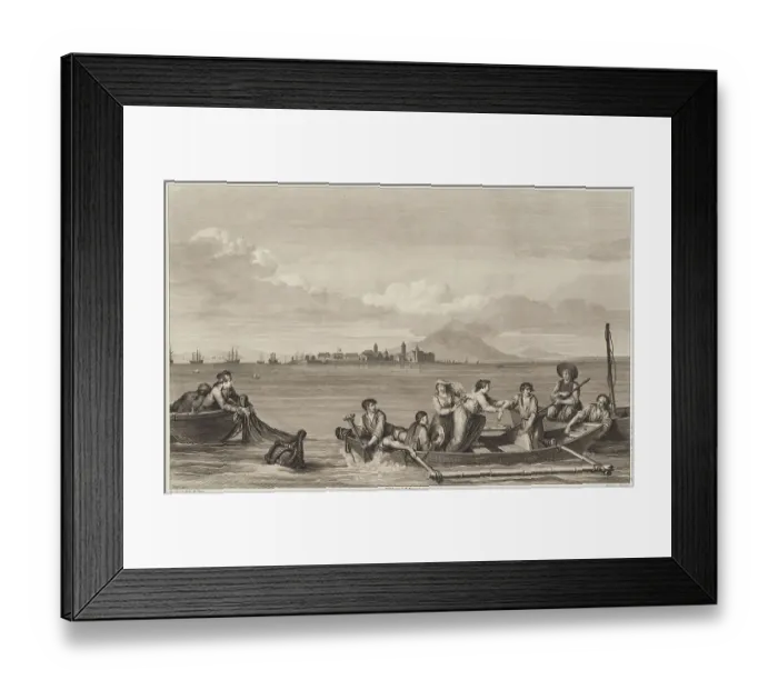 Framed Print : View of Cavite in the Bay of Manila