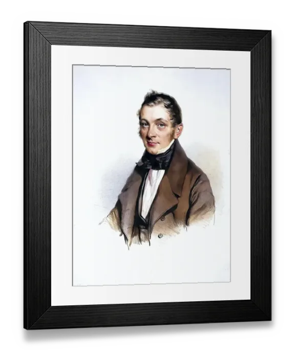 Framed Print : Bernhard Stipperger (1795-1872) Framed Print : Bernhard Stipperger (1795-1872)