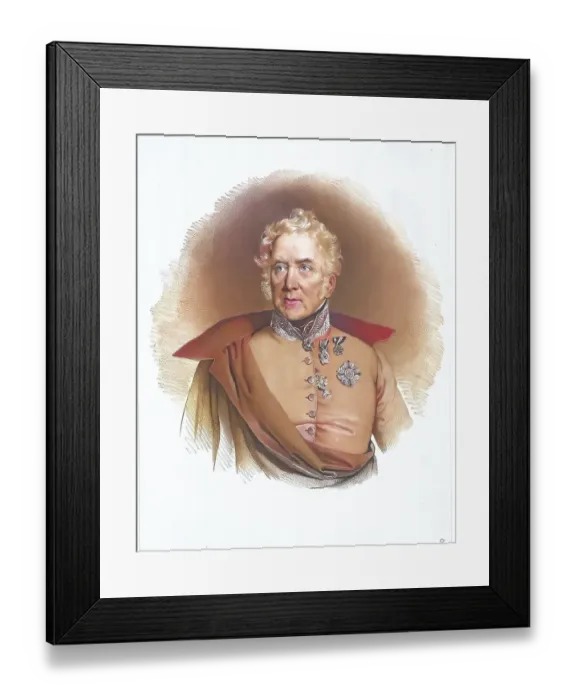 Framed Print : Franz Ludwig Graf Bigot de St. Quentin