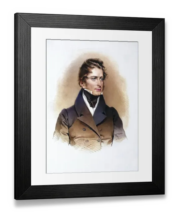 Framed Print : Carl Ernst Jarcke (born 10 November 1801 in Danzig) Framed Print : Carl Ernst Jarcke (born 10 November 1801 in Danzig)