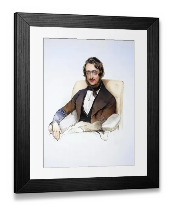 Framed Print : Carlo Antonio Fontana, c. 1840 Framed Print : Carlo Antonio Fontana, c. 1840