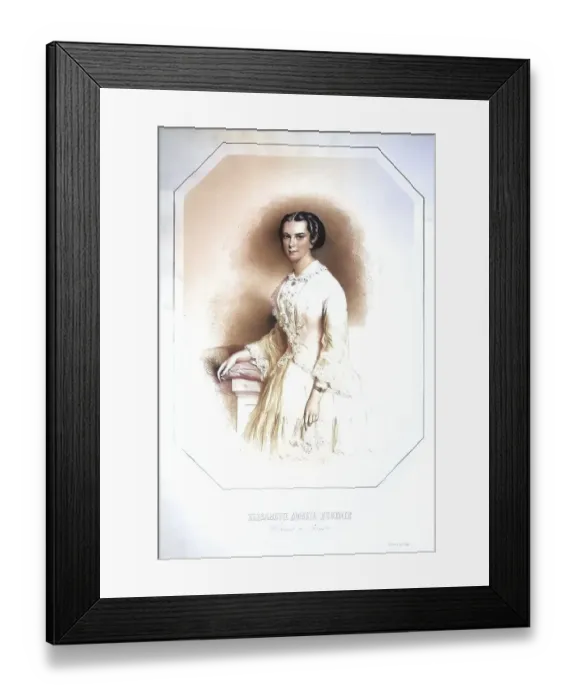 Framed Print : Elisabeth of Austria (born 24 December 1837 as Elisabeth Amalie Eugenie von Wittelsbach) Framed Print : Elisabeth of Austria (born 24 December 1837 as Elisabeth Amalie Eugenie von Wittelsbach)