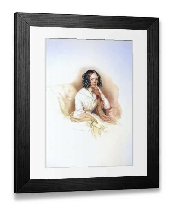 Framed Print : Emma Countess Braida von Ronsecco und Conigliano (1800-1871)