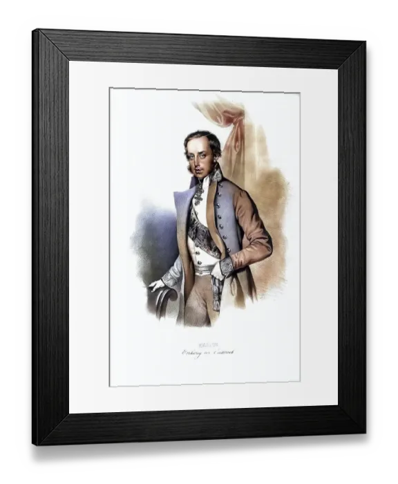 Framed Print : Archduke Franz Karl Joseph of Austria (born 7 December 1802 in Vienna)