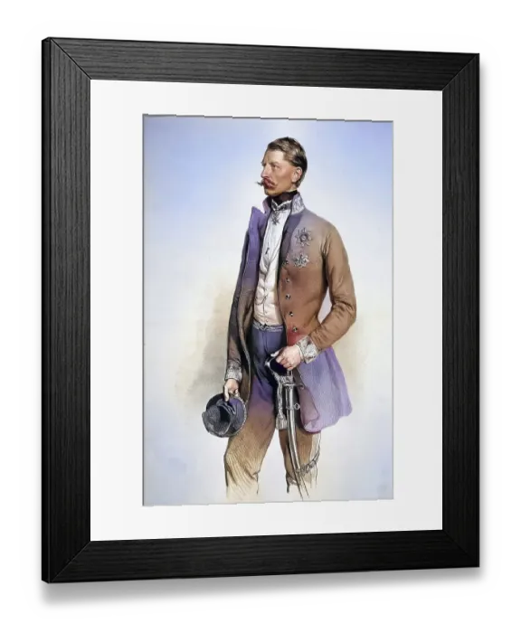 Framed Print : Franz Freiherr von Cordon (born 1796 in Vienna) Framed Print : Franz Freiherr von Cordon (born 1796 in Vienna)