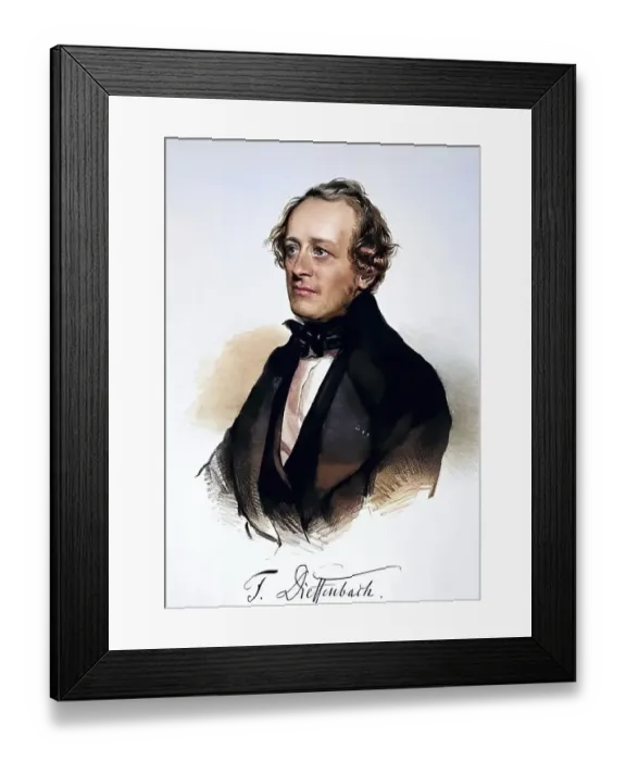 Framed Print : Johann Friedrich Dieffenbach (born 1 February 1792 in Koenigsberg i)