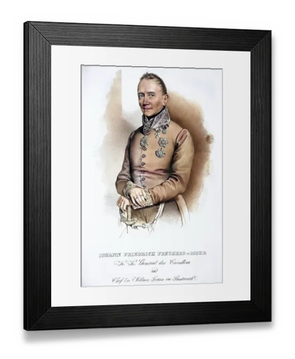 Framed Print : Johann Friedrich von Mohr (born 18 July 1765 near Semplin)