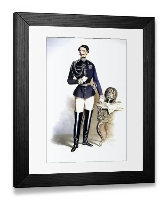 Framed Print : Ferdinand Charles III of Parma (born 14 January 1823 in Florence)