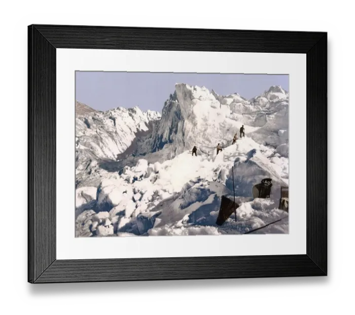 Framed Print : Upper Engadine, Mont Pers Glacier Framed Print : Upper Engadine, Mont Pers Glacier