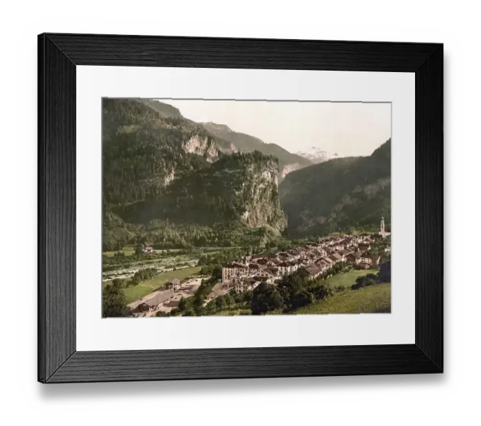 Framed Print : Upper Engadine, Viamala, Graubuenden Framed Print : Upper Engadine, Viamala, Graubuenden
