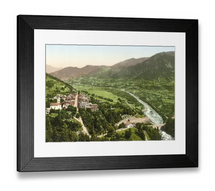 Framed Print : Upper Engadine, Viamala, Graubuenden Framed Print : Upper Engadine, Viamala, Graubuenden