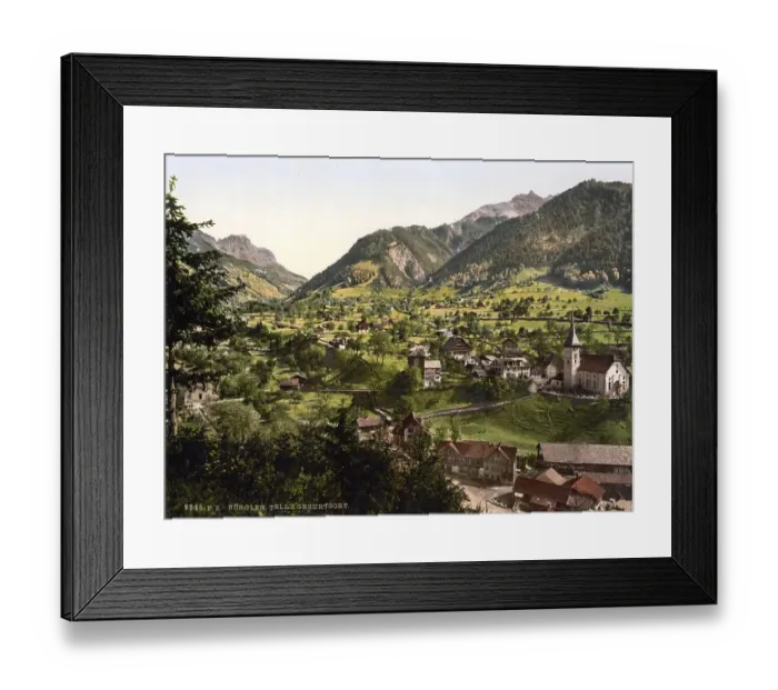 Framed Print : Burglen, Tell's birthplace Framed Print : Burglen, Tell's birthplace
