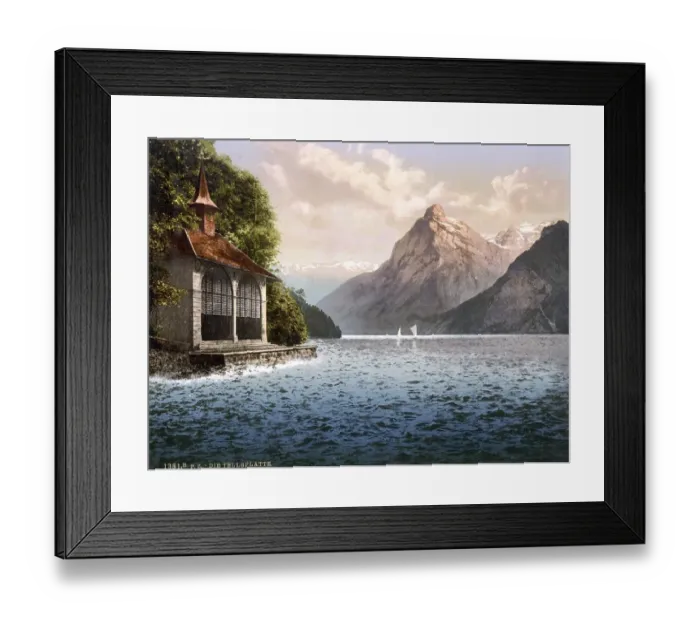 Framed Print : Tell's Chapel, evening view