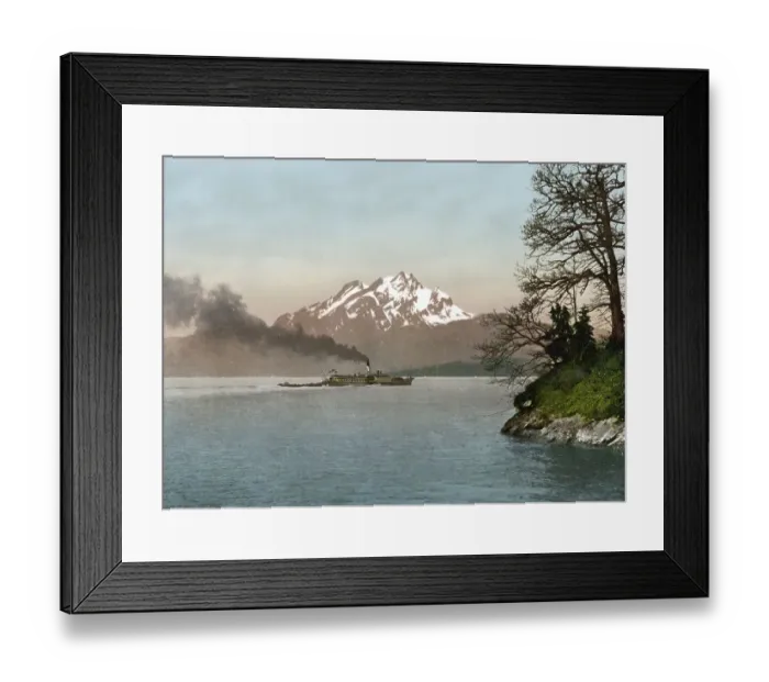 Framed Print : Lake Uri, Vierwaldstaettersee, Switzerland