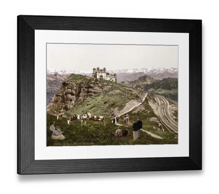Framed Print : Kulm, View of the Alps, Rigi, Switzerland Framed Print : Kulm, View of the Alps, Rigi, Switzerland