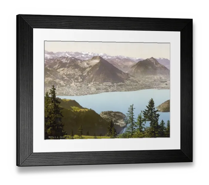 Framed Print : Rigi Scheidegg, View towards Oberland Alps Framed Print : Rigi Scheidegg, View towards Oberland Alps