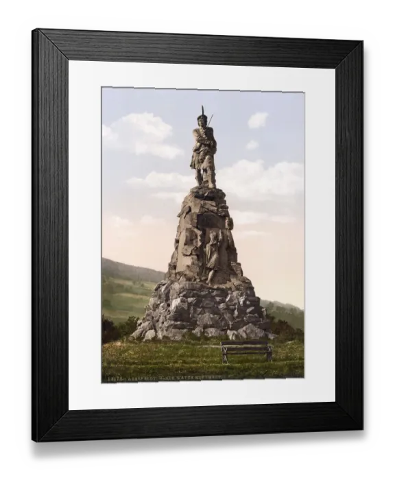 Framed Print : The Black Watch Monument, Aberfeldy Framed Print : The Black Watch Monument, Aberfeldy