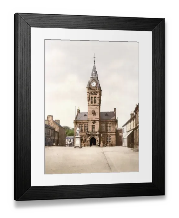 Framed Print : Town Hall, Annan, Scotland, Historic Framed Print : Town Hall, Annan, Scotland, Historic