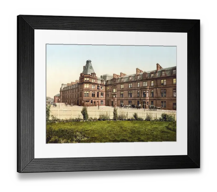 Framed Print : Station Hotel, Ayr, Scotland, Historic Framed Print : Station Hotel, Ayr, Scotland, Historic