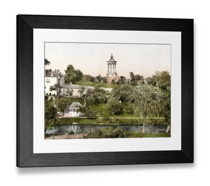 Framed Print : Burns Monument, Ayr, Scotland, Historic Framed Print : Burns Monument, Ayr, Scotland, Historic