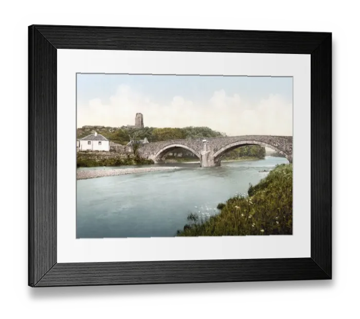 Framed Print : Ardstinchar Castle and Bridge, Ballantrae Framed Print : Ardstinchar Castle and Bridge, Ballantrae