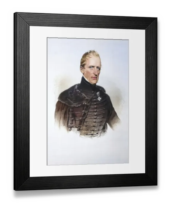 Framed Print : Karl Appel von Kapocsanyi, 1773