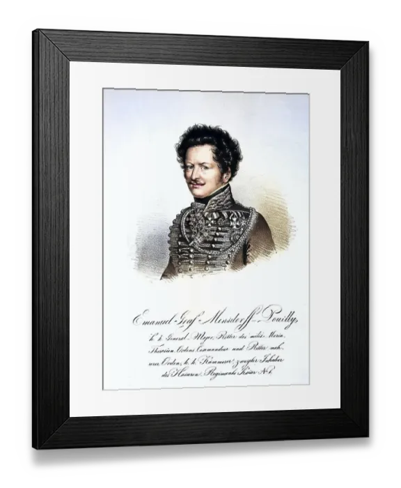 Framed Print : Count Emmanuel von Mensdorff-Pouilly Framed Print : Count Emmanuel von Mensdorff-Pouilly