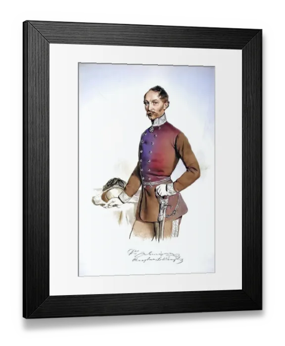 Framed Print : Johann Traugott Dreyer, Ritter von der Iller Framed Print : Johann Traugott Dreyer, Ritter von der Iller