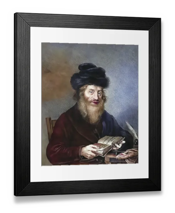 Framed Print : Moses S. Schreiber, 1762-1839, Chief Rabbi of the Israelite community of Pressburg Framed Print : Moses S. Schreiber, 1762-1839, Chief Rabbi of the Israelite community of Pressburg