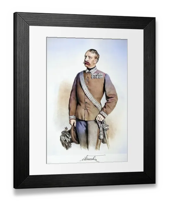 Framed Print : Wilhelm Freiherr von Stenglin, 1823-1866