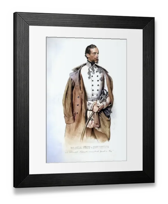 Framed Print : Wilhelm Albrecht Prince of Montenuovo Framed Print : Wilhelm Albrecht Prince of Montenuovo