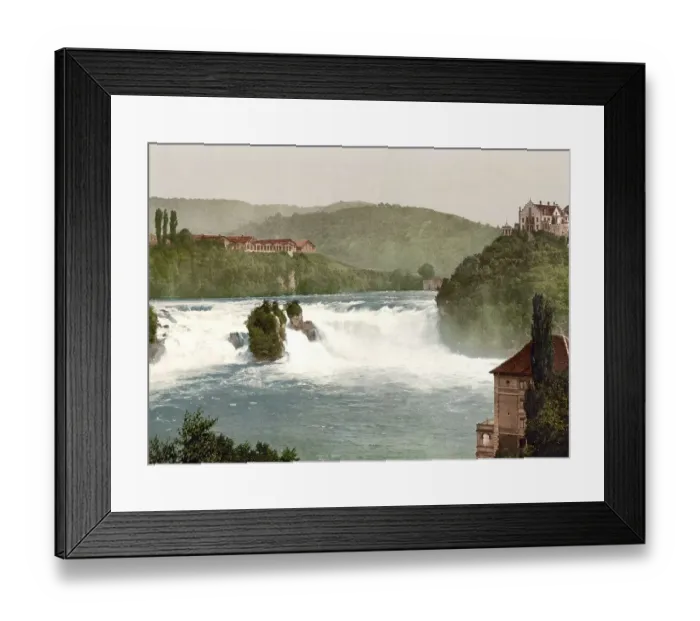 Framed Print : Rhine Falls, near Schaffhausen in Switzerland Framed Print : Rhine Falls, near Schaffhausen in Switzerland