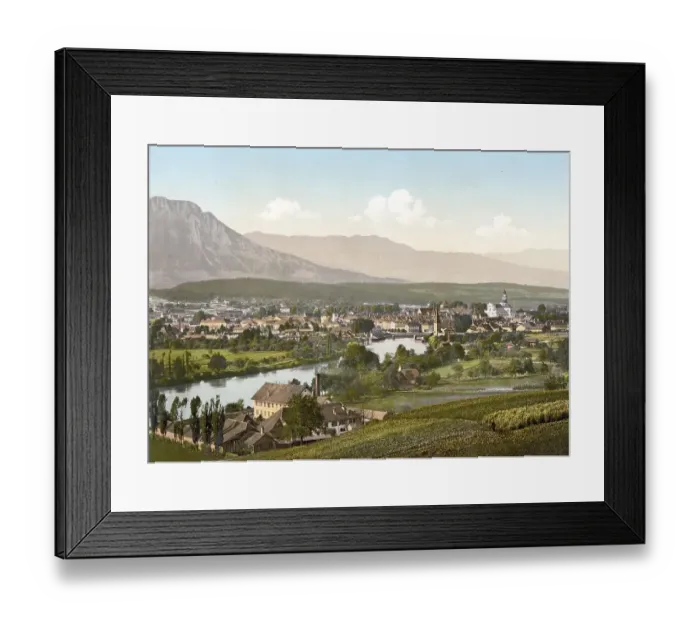 Framed Print : View of Solothurn in Switzerland