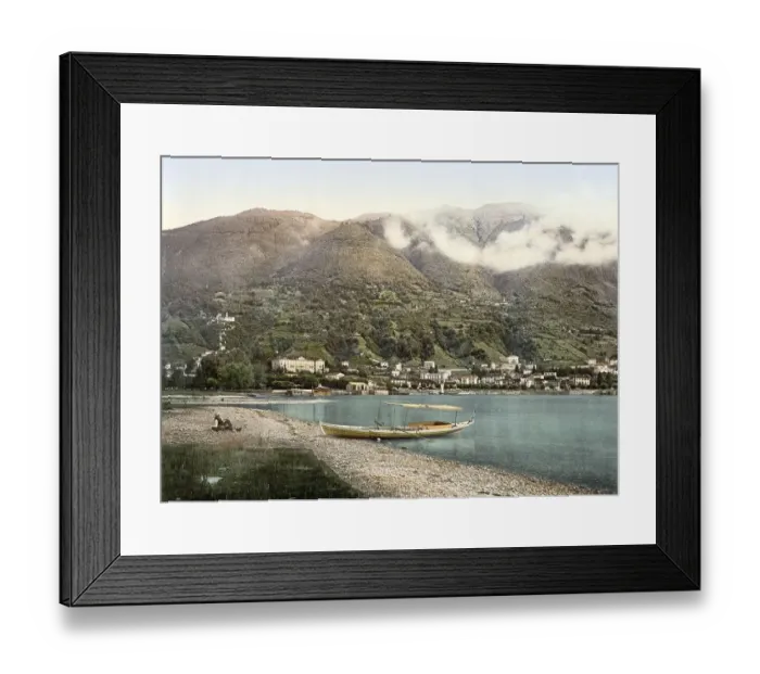 Framed Print : View of Lake Maggiore, Locarno Framed Print : View of Lake Maggiore, Locarno